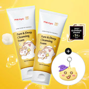 [TINTINTINGLE EDITION] ma:nyo Pure&Deep Cleansing Foam 160ml Double Pack (+Mirror Keyring)