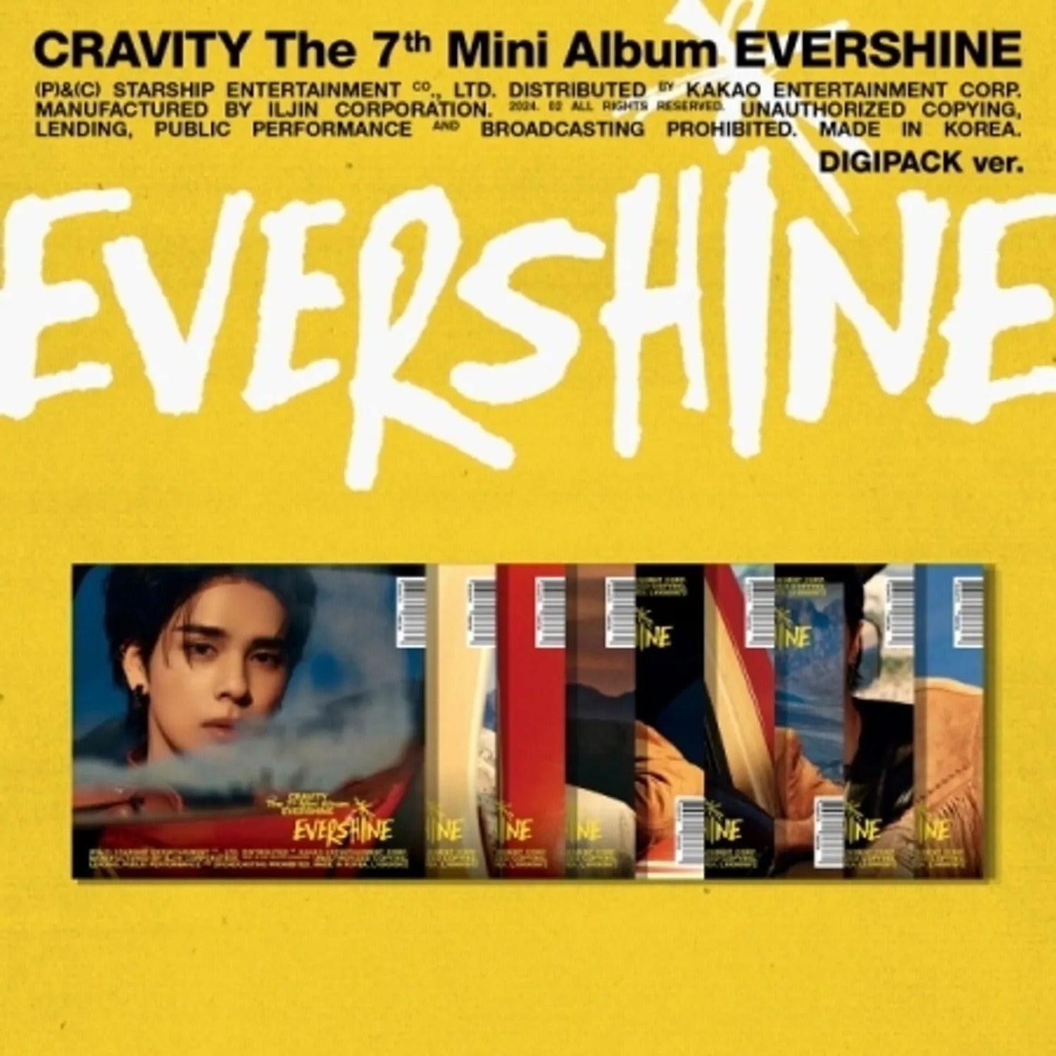 CRAVITY - 7TH MINI ALBUM [EVERSHINE] DIGIPACK VER.