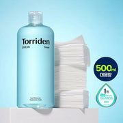 [OY Exclusive] Torriden Dive In Low Molecular Hyaluronic Acid Toner 500mL Special Set (+Cotton Pad 60P)