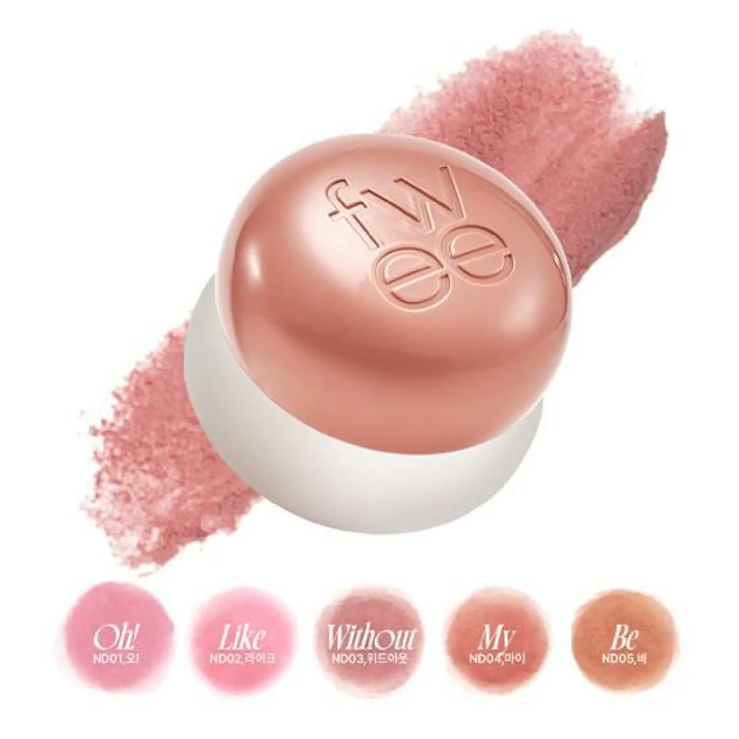 fwee Lip & Cheek Blurry Pudding Pot + Keyring
