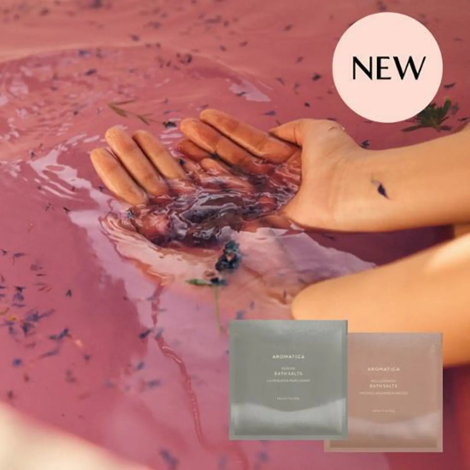 AROMATICA Mellowness Bath Salts #Magnolia & Sandalwood 50g