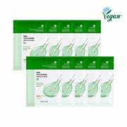WELLAGE Real Cica Calming Ampoule Mask Sheet 10P