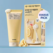 Whipped Yujamong Vegan Pack Cleanser 130g Set (+Pore Brush)
