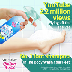 ON:THE BODY Cotton Foot Shampoo Cooling 385mL