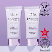 d'Alba Waterful Tone Up Sun Cream Purple 50mL Duo Set