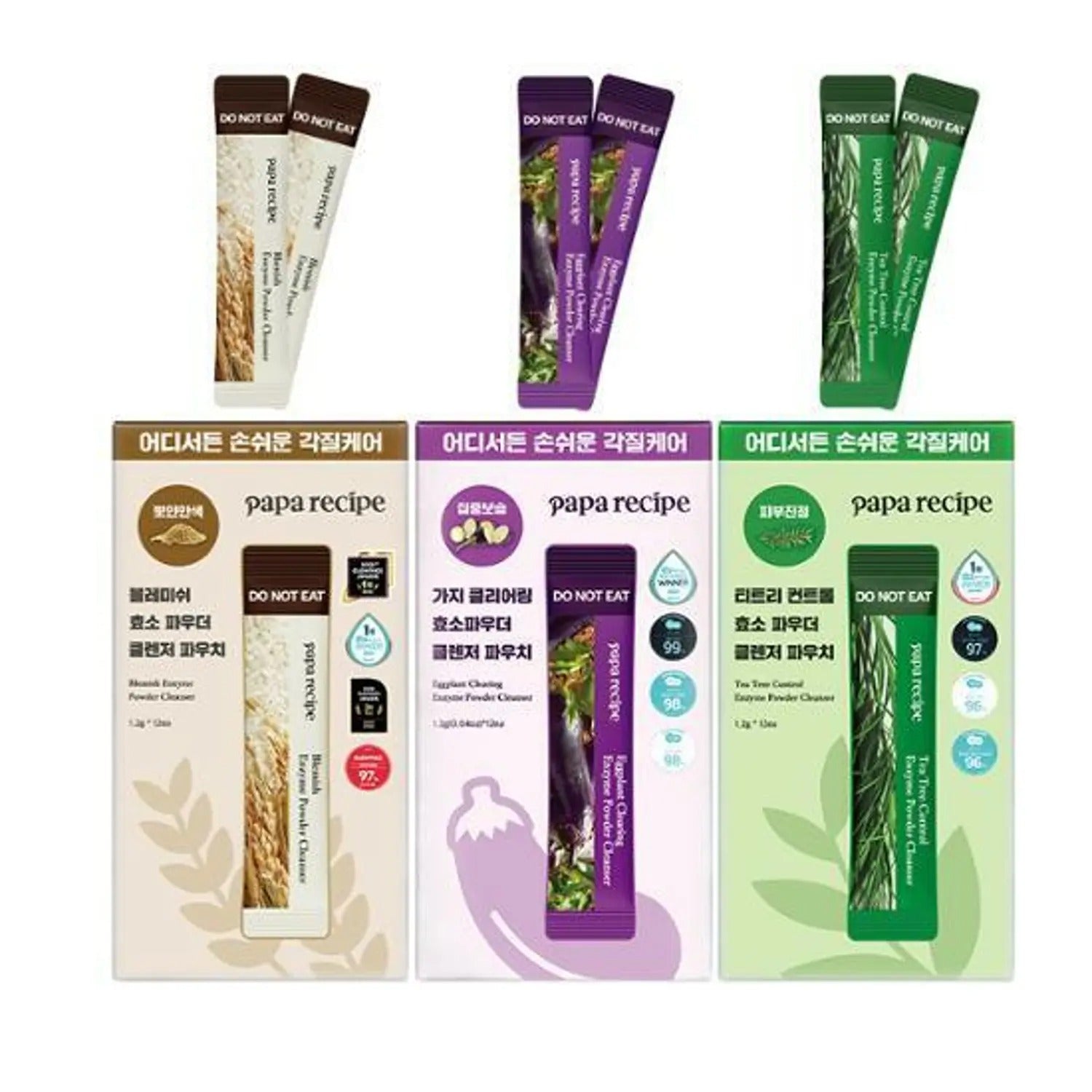 papa recipe Tea Tree Control Enzyme Powder Cleanser (1.2g*12 Sticks)