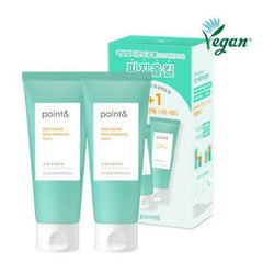 POINT& Deep Clean Whip Cleansing Foam 120g 1+1 Special Set