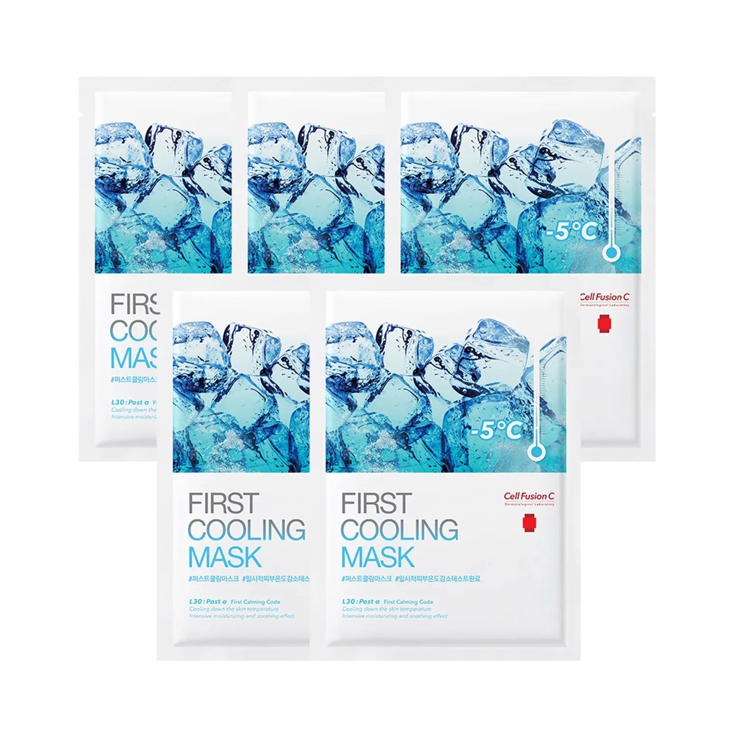 Cell Fusion C Post α First Cooling Mask Sheet 5 Sheets