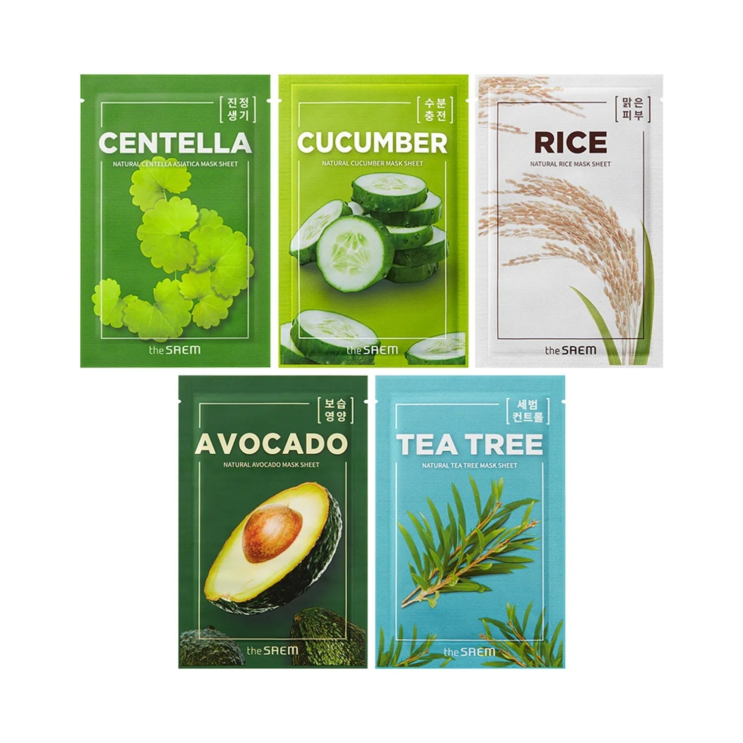 The SAEM Natural Centella Asiatica Mask Sheet 1ea