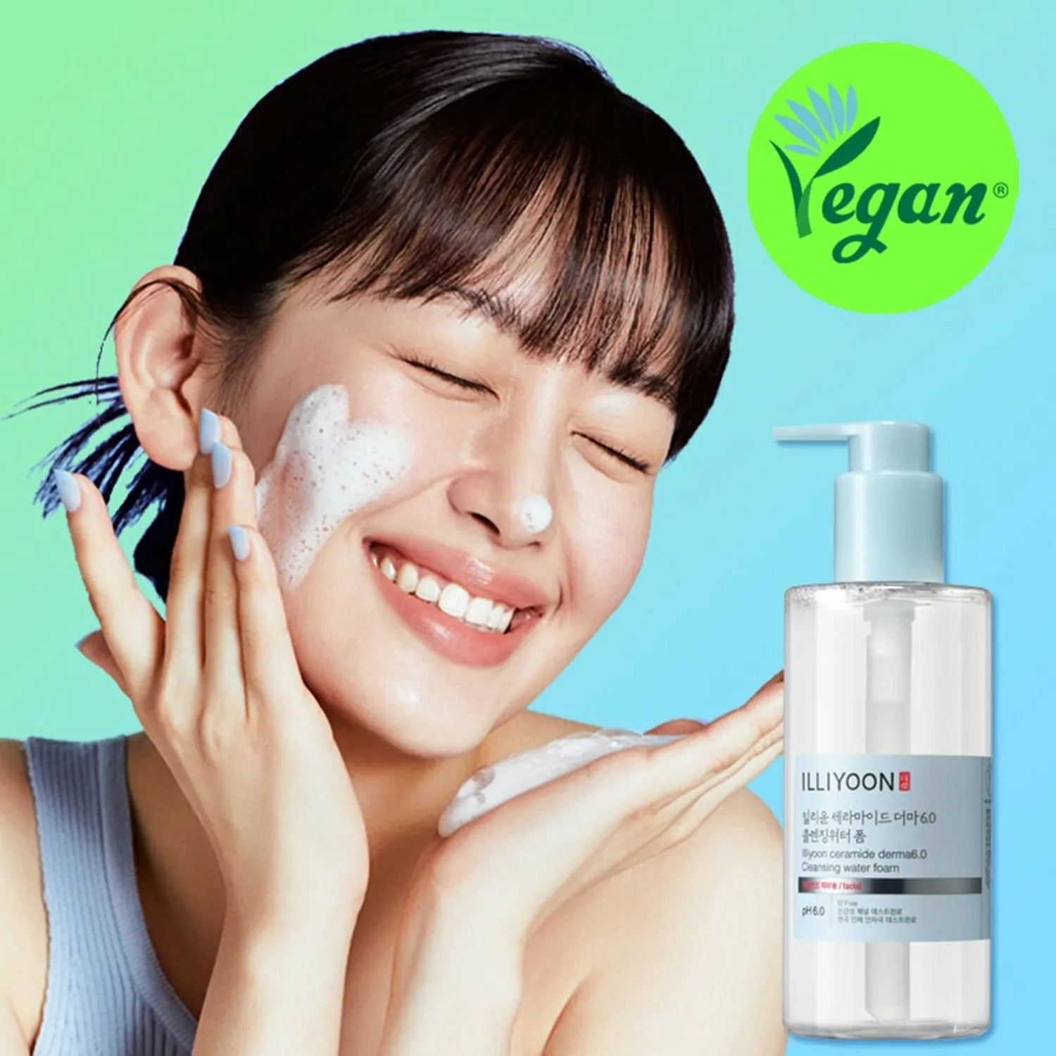 ILLIYOON Ceramide Derma 6.0 Cleansing Water Foam 250mL