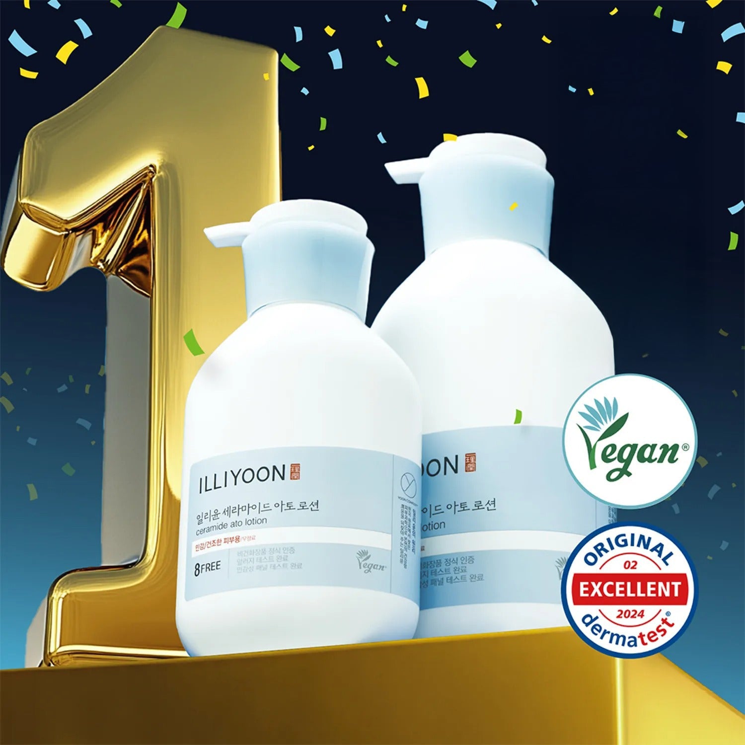 ★2024 Awards★ILLIYOON Ceramide Ato Lotion 600ml+334ml Set