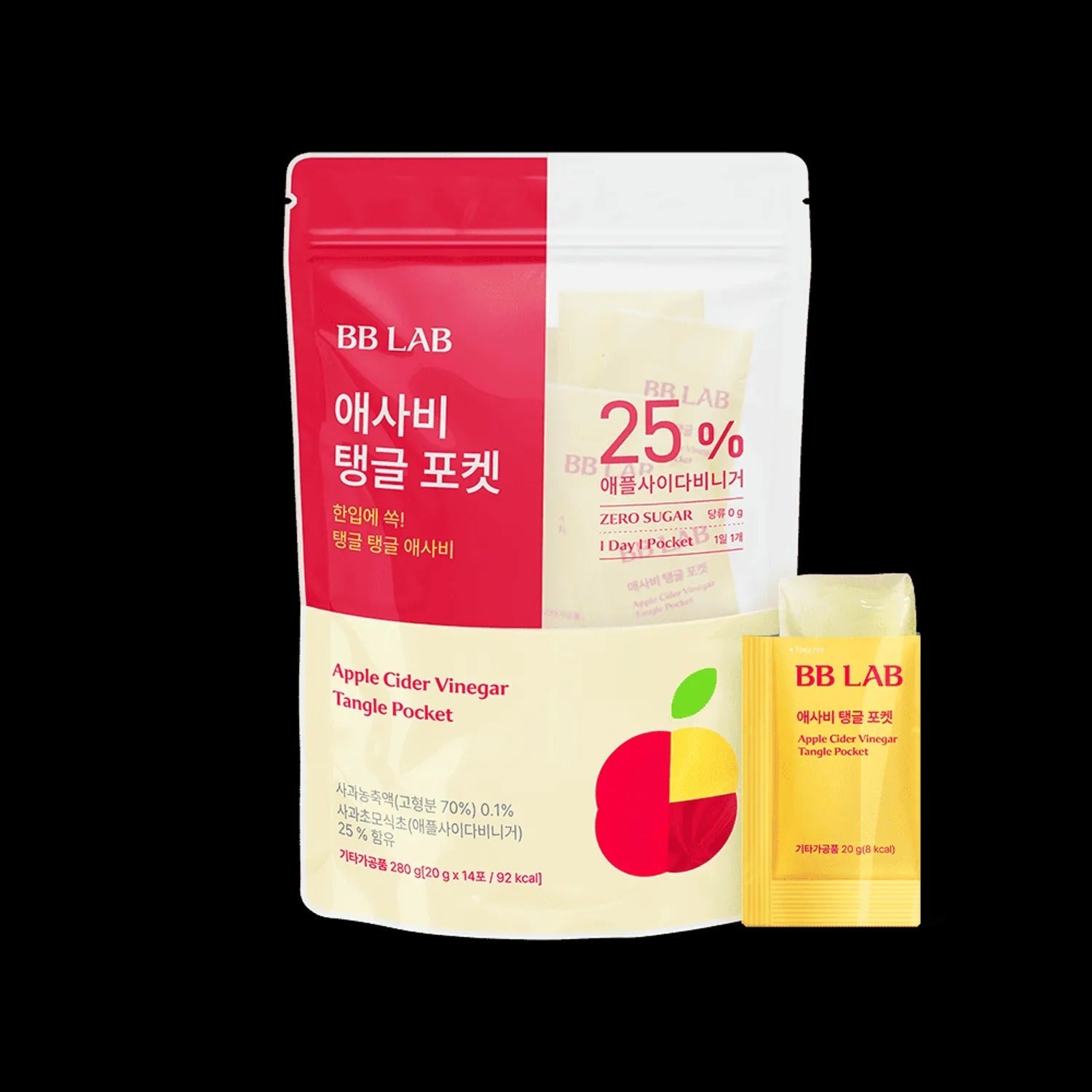 BB LAB Apple Cider Vinegar Tangle Pocket 20g*14 Sticks (2-week supply)