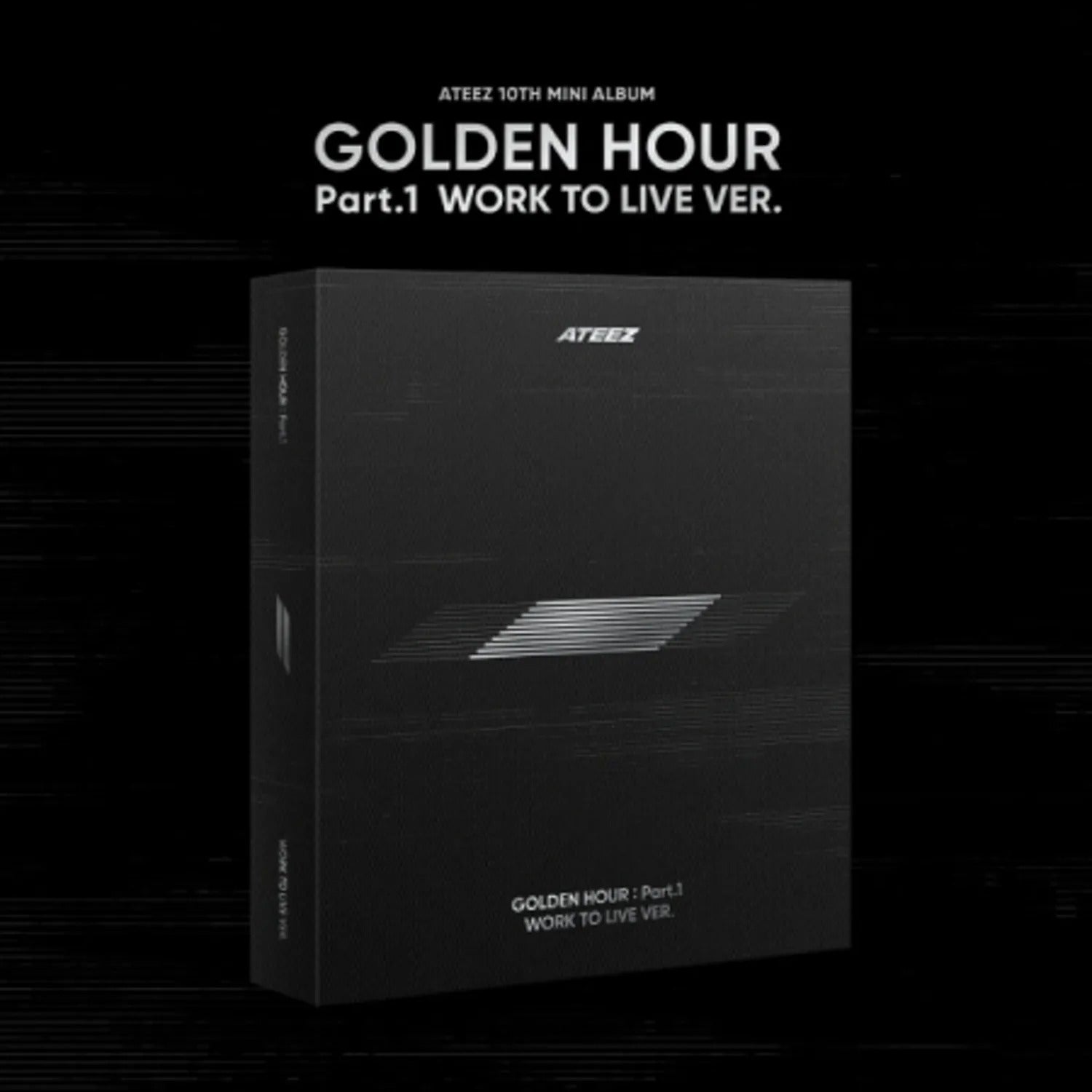 ATEEZ - 10TH MINI ALBUM [GOLDEN HOUR PART.1 WORK TO LIVE VER] (4DISC)