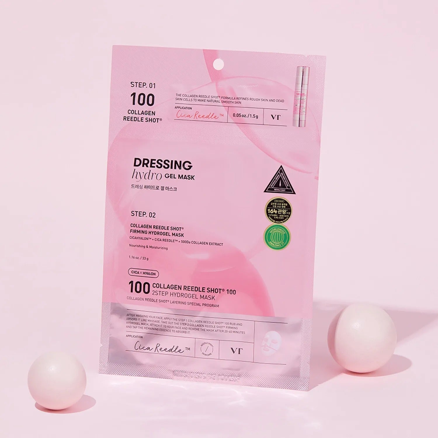 VT Collagen Reedle Shot 100 2Step Hydrogel Mask Sheet 1ea