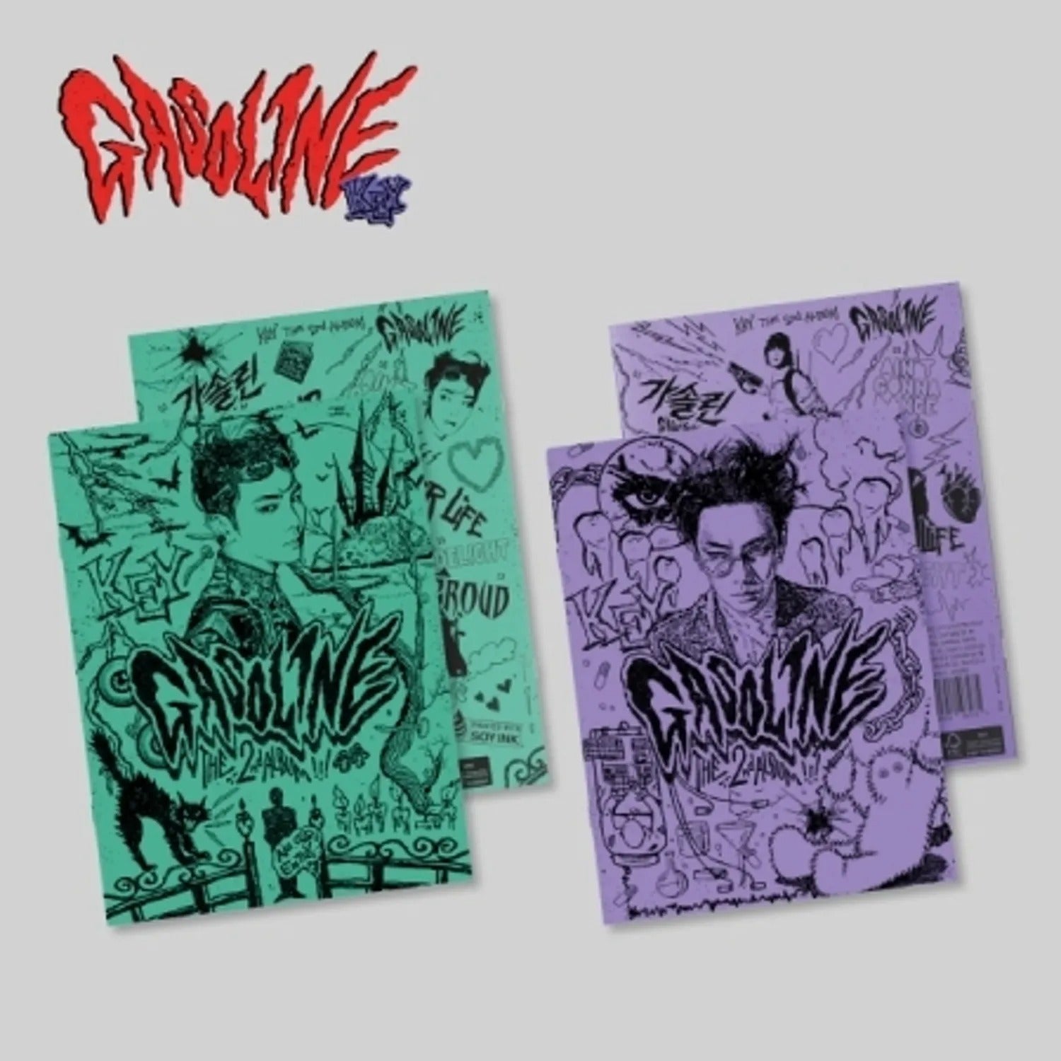 [RANDOM] KEY - VOL.2 [GASOLINE] BOOKLET VER.