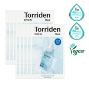 Torriden Dive-In Low Molecule Hyaluronic Acid Mask Sheet 10ea
