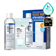 WELLAGE Real Hyaluronic 100 Toner 300mL Special Set (+Cotton Pad 60P)