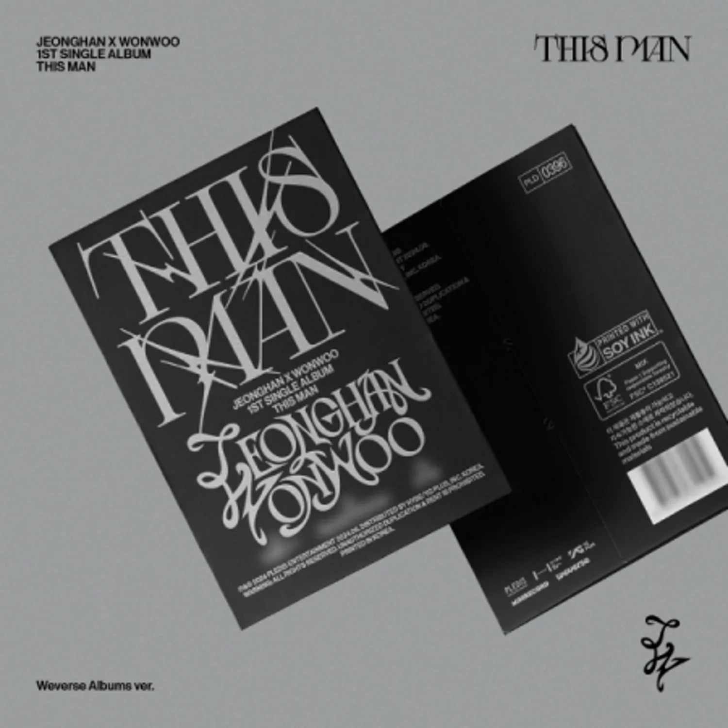 JEONGHANXWONWOO (SEVENTEEN) - 1ST SINGLE ALBUM [THIS MAN] (WEVERSE ALBUMS VER.)