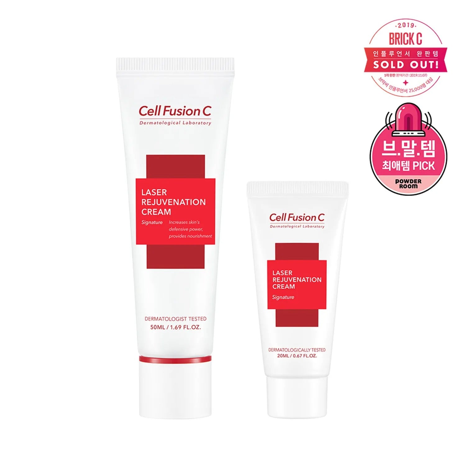 Cell Fusion C Laser Rejuvenation Cream Special Kit (50ml + 20ml)