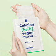 suiskin Calming Herb Vegan Mask Sheet 1ea
