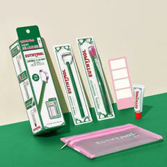 EUTHYMOL Tongue Cleaner & Tooth Brush Set (+Toothpaste 20g+Pouch+Byeon Woo Seok Photo Stickers)